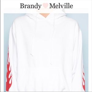 christy flame hoodie